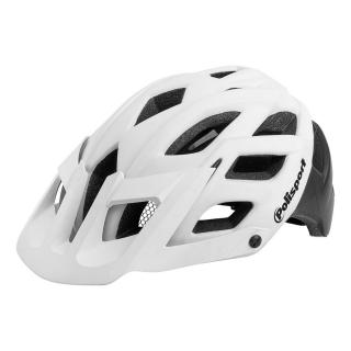 Casca ciclism POLISPORT E3 Enduro, alb, marime L (58-62 cm)