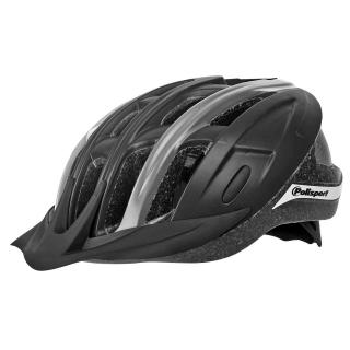 Casca ciclism POLISPORT Ride In, negru gri, marime M (54-58 cm)