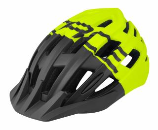 Casca Force Corella MTB negru fluo L-XL