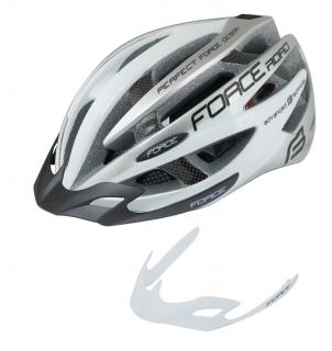 Casca FORCE ROAD Alb gri S-M