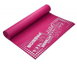 Covoras gimnastica LIFEFIT Slimfit 173x58x0.4 cm, roz