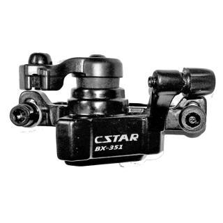 Etrier frana disc mecanica POWER C-STAR Rush BX-351, negru