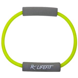 Extensor LIFEFIT cerc cauciuc, verde, manere antiderapante, pentru intarirea muschilor