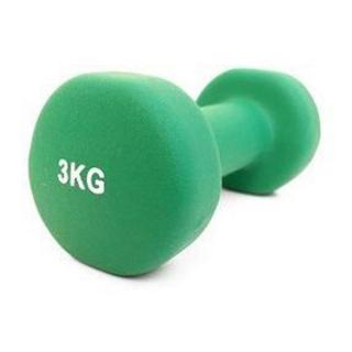 Gantera vinyl 3 kg LIFEFIT, verde