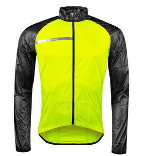 Jacheta FORCE Windpro KID windproof, fluo negru, XXXL