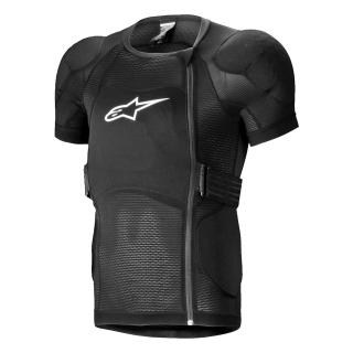 Jacheta protectie cu maneca scurta ALPINESTARS A-Impact Plasma Protection Jacket SS, negru alb, marime XL
