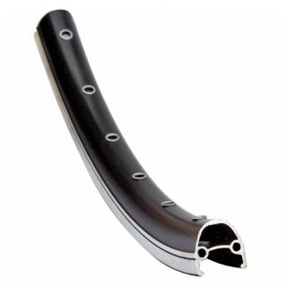 Janta 24   CERURIM Atlas D02, aluminiu dubla 36H, profil frane V-Brake, negru