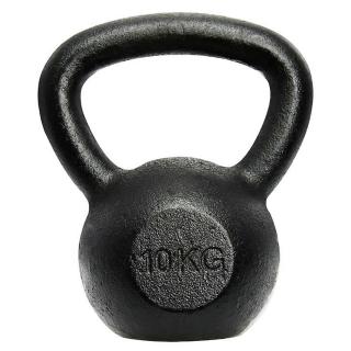 Kettlebell otel LIFEFIT 10 kg, negru