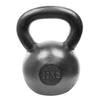 Kettlebell otel LIFEFIT 20 kg, negru