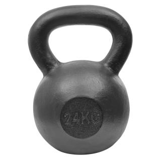 Kettlebell otel LIFEFIT 24 kg, negru