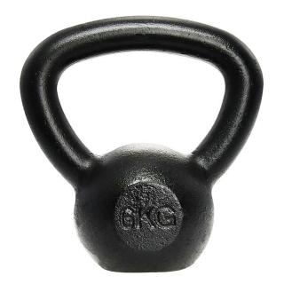 Kettlebell otel LIFEFIT 6 kg, negru