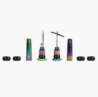 Kit reparatie MUC-OFF Stealth Tubeless Puncture Plug iridescent