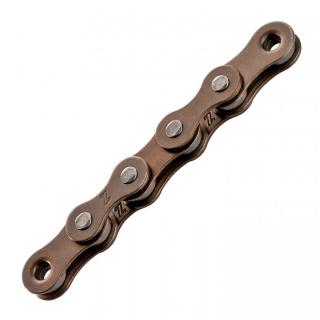 Lant KMC Z1, 112 zale, za rapida, compatibil single speed, maro