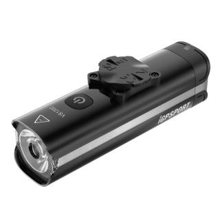 Lumina fata iGPSPORT Smart Front Light VS1200 cu prindere M82, 1200 lumeni, negru