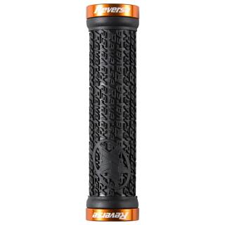 Mansoane REVERSE Stamp Lock-On 30 135 mm, cauciuc negru portocaliu