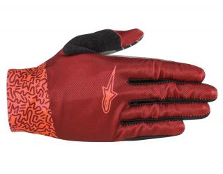 Manusi ciclism ALPINESTARS Stella Aspen Pro Teal, rosu, marime XS