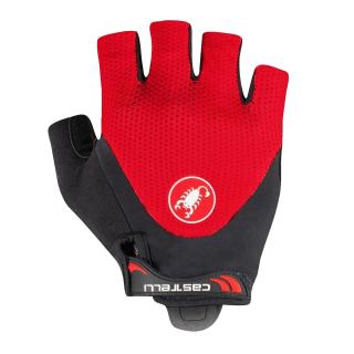 Manusi ciclism CASTELLI Arenberg Gel 2, unisex, rosu negru, marime XL