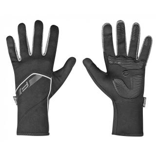 Manusi ciclism FORCE Gale Softshell primavara toamna, negru, marime S