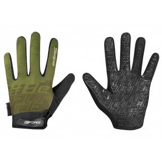 Manusi ciclism FORCE MTB Swipe, army, marime XL