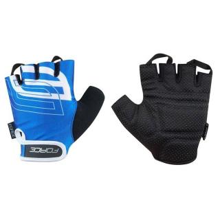 Manusi ciclism FORCE Sport negru albastru, marime S