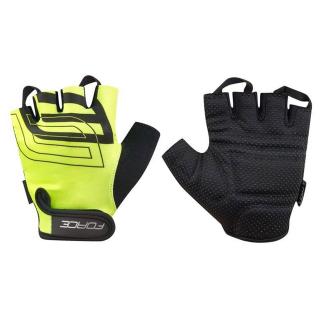 Manusi FORCE Sport fluo negru, marime S