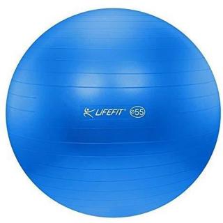 Minge gimnastica LIFEFIT, diametru 55 cm, albastru