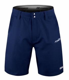 Pantaloni Force Blade MTB cu sub-pantaloni cu bazon Navy XXXL