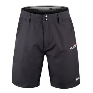 Pantaloni Force Blade MTB cu sub-pantaloni cu bazon Negru XS