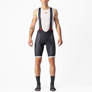 Pantaloni scurti cu bretele CASTELLI Competizione Kit, negru gri, marime M