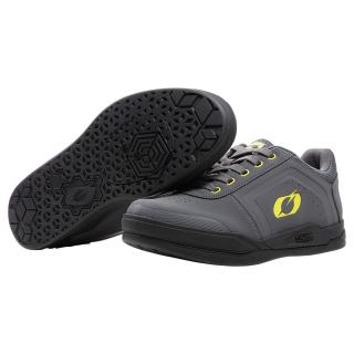 Pantofi ciclism O NEAL Pinned SPD V.22, gri galben fluo, marime 41