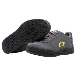 Pantofi ciclism O NEAL Pinned SPD V.22, gri galben fluo, marime 44