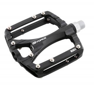 Pedale FORCE Swing MTB, aluminiu negre