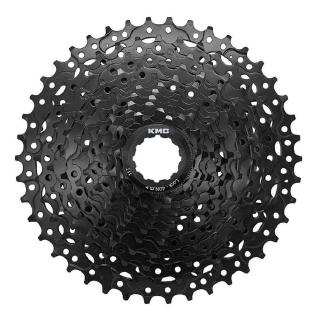 Pinioane casetate KMC React, 11-50T,  11 viteze, negru