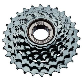 Pinioane pe filet POWER Friction FW-6SI, 6 viteze, 14-28T, maro