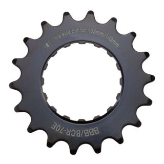 Placa pedalier BBB BCR-70E E-Bike Sprocket 3 32x18T, negru