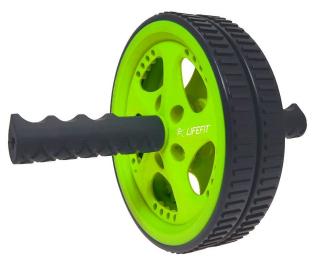 Roata exercitii dubla LIFEFIT, verde gri