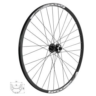 Roata fata 28   29  x32H FORCE Basic Disc (622x19), aluminiu dubla, profil frane disc