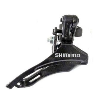 Schimbator fata SHIMANO FD-TY300-DS6, tragere sus, 3x6 7 viteze, negru