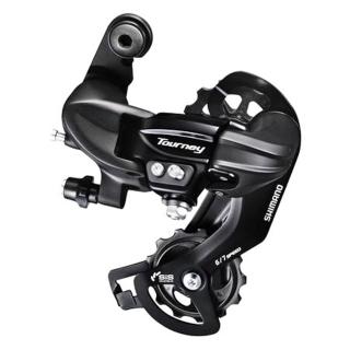 Schimbator spate SHIMANO Tourney TY-300D, 6 7 viteze, negru