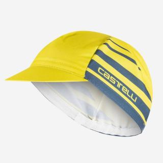 Sepcuta ciclism CASTELLI Classico Cap, marime universala, galben gri