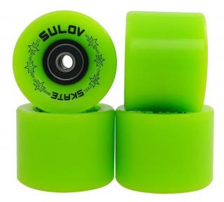 Set 4 roti skateboard SULOV, verde