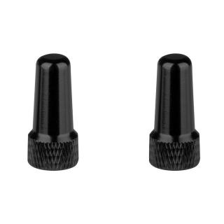 Set capace FORCE pentru valve tubeless presta, aluminiu negre