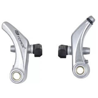 Set frane FORCE cantilevel pentru bicicleta MTB, argintii