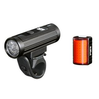 Set lumini fata-spate P2R Lumoix 70, 600 lumeni, negru