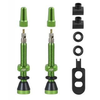 Set valve FV tubeless FORCE, lungime 44 mm, verde