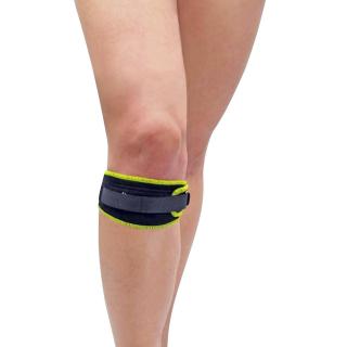 Suport genunchi patella neopren LIFEFIT, negru verde