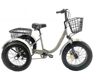 Tricicleta adulti 20   BR Cycles Pro2008, cadru otel 15  , frane disc, 6 viteze, gri