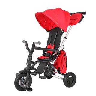 Tricicleta ultrapliabila QPLAY Nova Rubber rosu