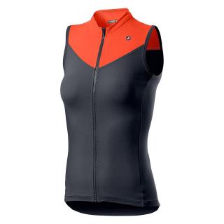 Tricou dama fara maneci CASTELLI Solaris, albastru roz, marime S