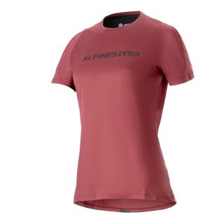 Tricou dama maneca scurta ALPINESTARS Stella A-Dura Dri Switch SS Jersey, burgundy, marime M